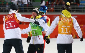 German jumper ski jumping Marinus Kraus at the Olympics in Sochi