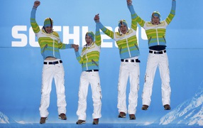 Marinus Kraus German jumper ski jumping gold medal at the Olympic Games in Sochi 2014
