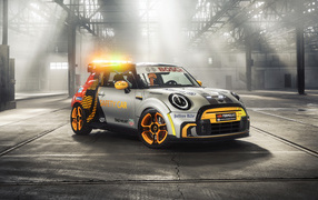 2021 MINI Electric Pacesetter Inspired By JCW in the building