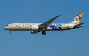 Passenger Boeing 787-9 of Etihad Airways