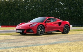 Red car Lotus Emira