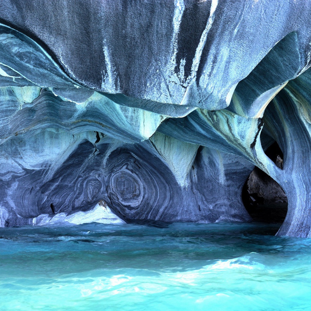 Голубые пещеры в Южной Америке