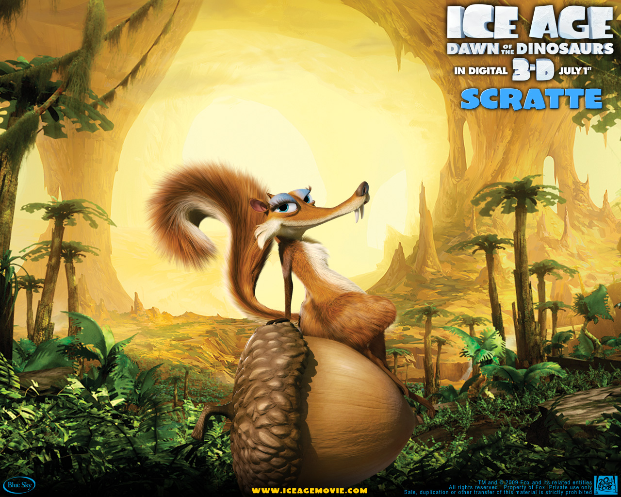 Previous, Cartoons - Ice Age 3 wallpaper