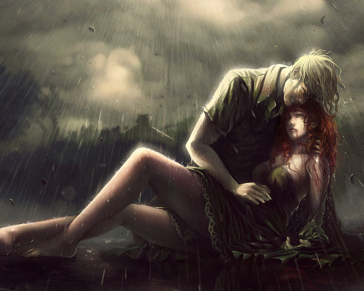 love in rain