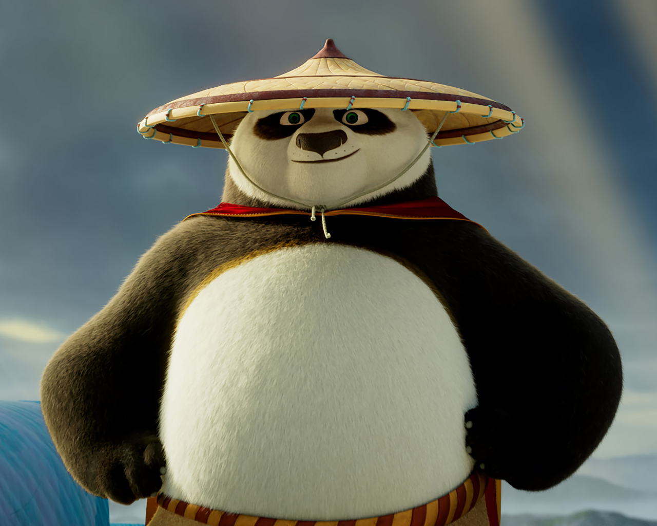 Панда По в шляпе в новом мультфильме Кунг Фу панда 4