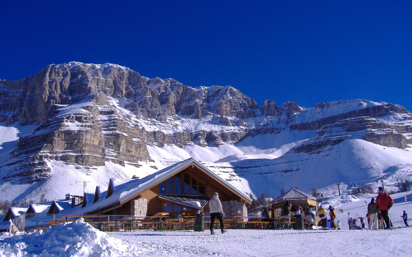Ski resort at Madonna di Campiglio, Italy