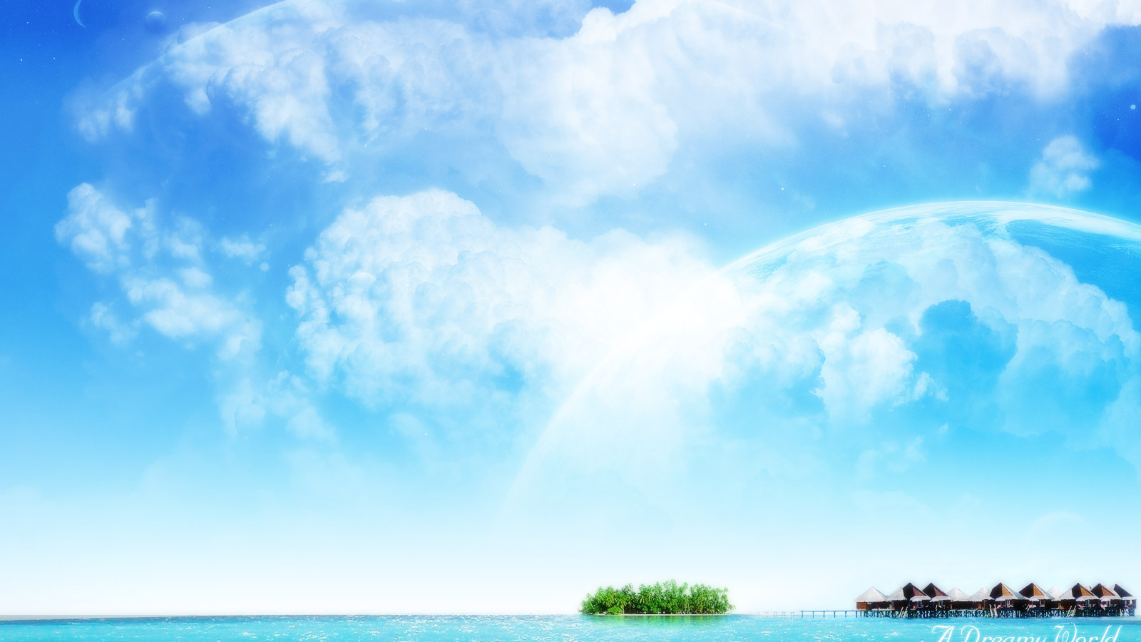 Blue sky Desktop wallpapers 1600x900