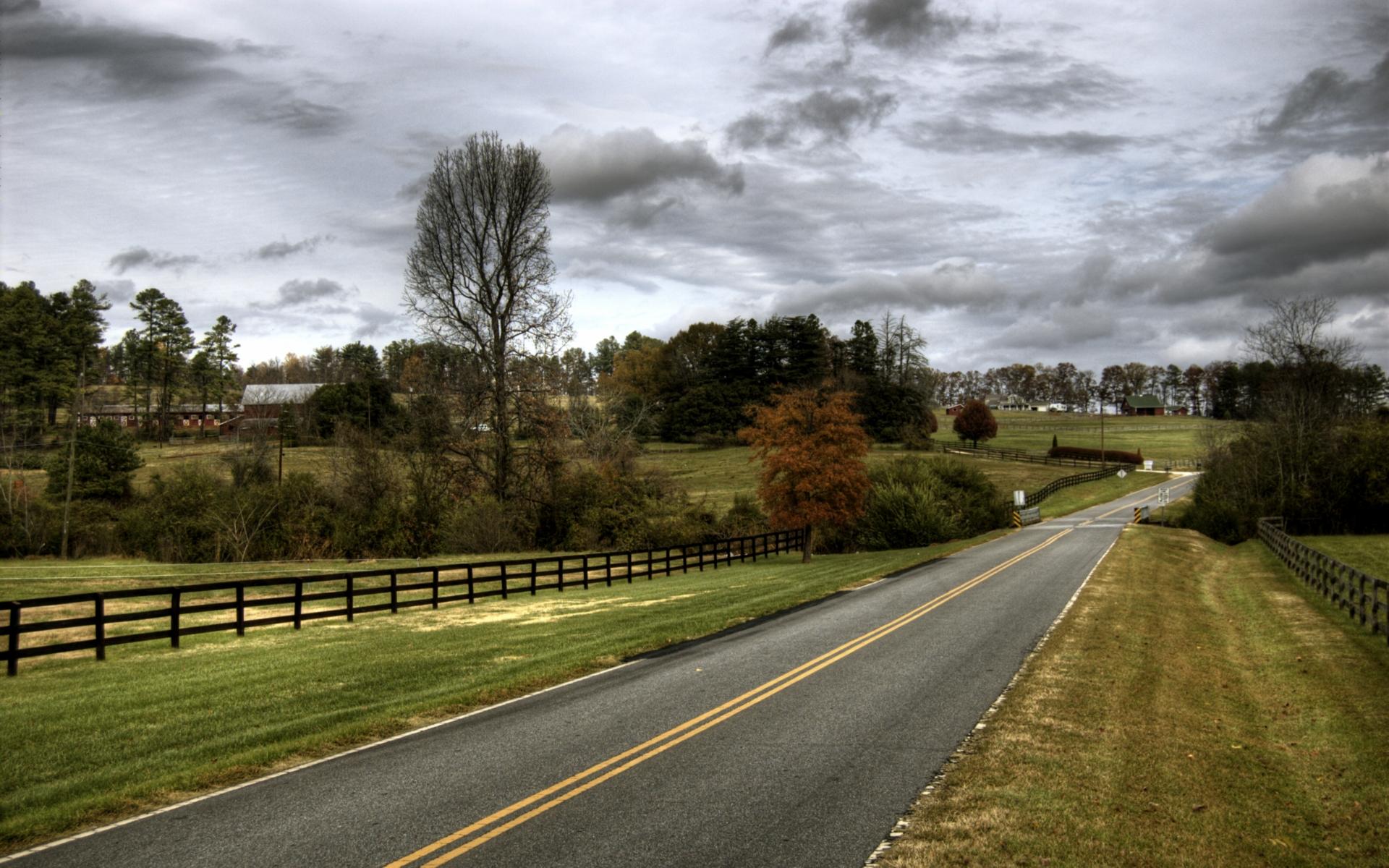 Country road USA wallpapers and images - wallpapers, pictures, photos