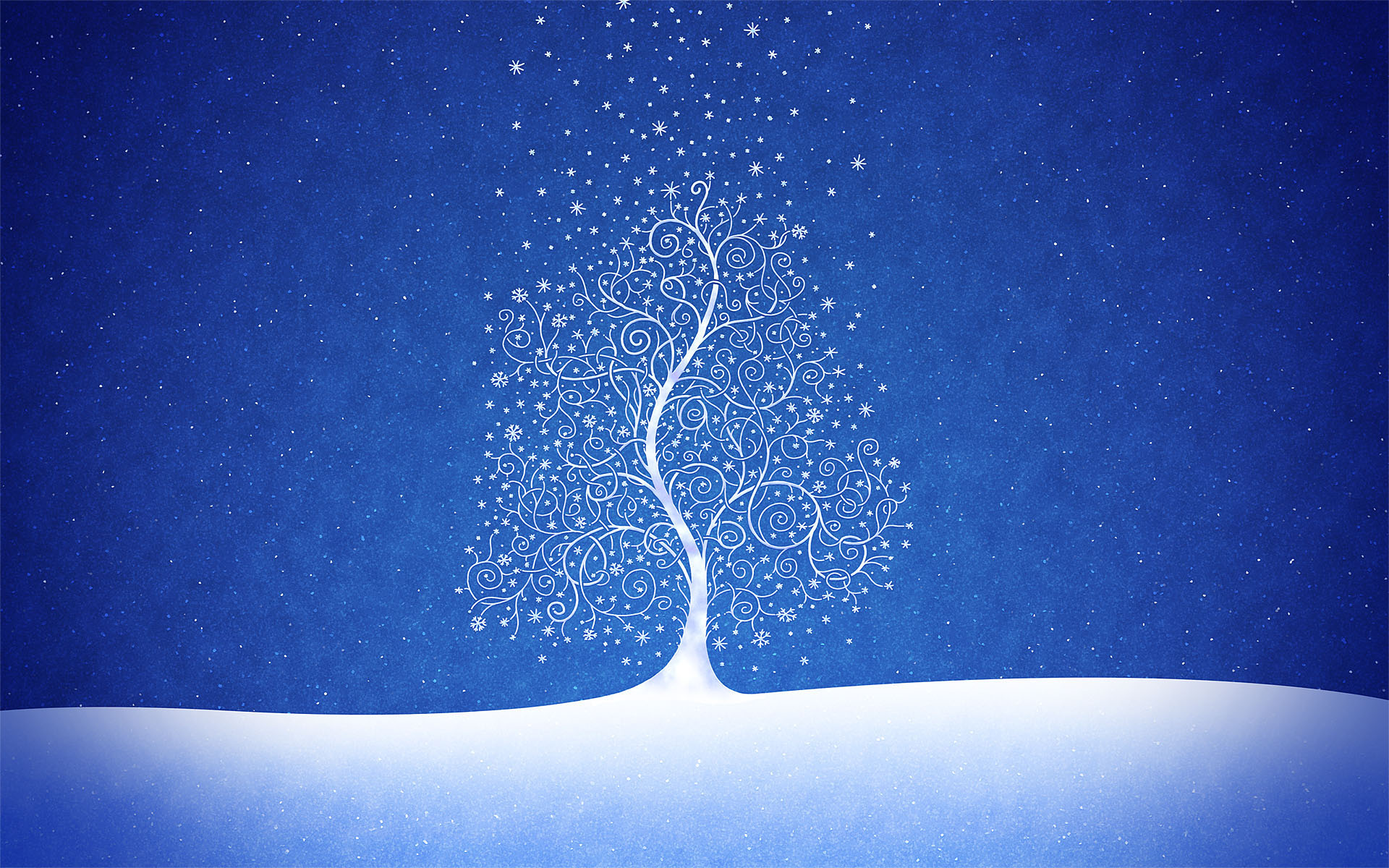 Snow Tree Wallpaper