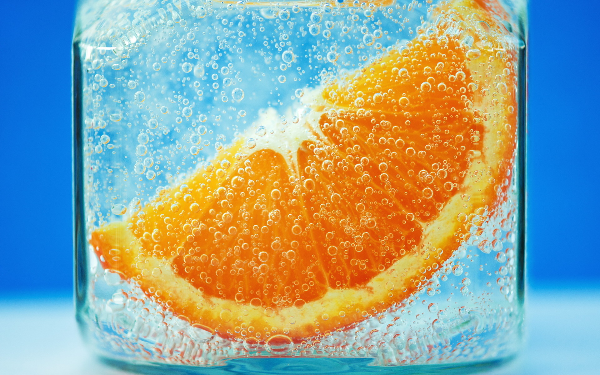 Frozen orange