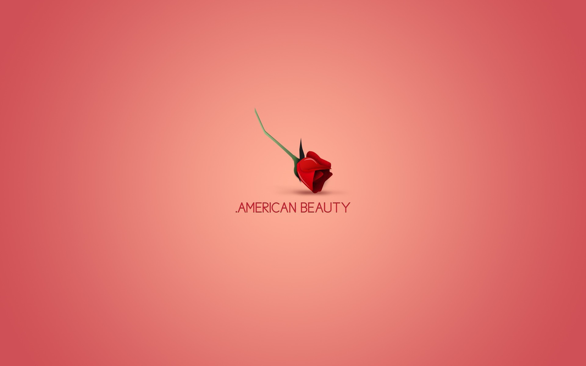 The poster of the film American Beauty