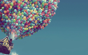 Up. Balloons