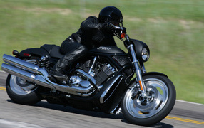 Harley Davidson черный гонщик