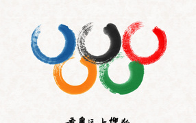 Olympic rings 2008