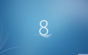 Windows 8 голубая нежная тема