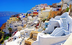 Курортный город в Греции