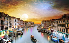 	   Venice in Italy