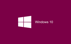 Lilac symbol of Windows 10