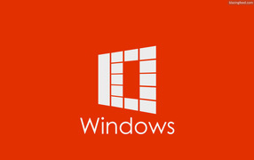 Orange logo Windows 10