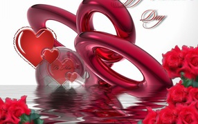 Море любви на День Влюбленных 14 февраля