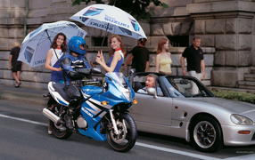 Новый надежный мотоцикл Suzuki  GS 500 F