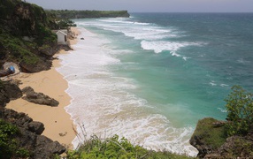 Белый пляж на Бали