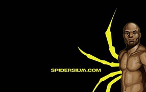 Experienced fighter Anderson Silva. spider 