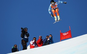 A gold and bronze medal Norwegian skier Hetil Yansrud in Sochi