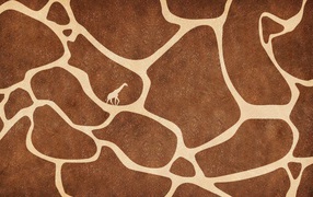Текстура шкуры жирафа