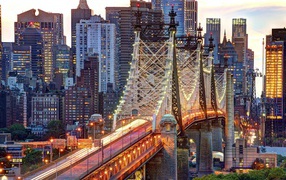 Bridge in a large New York
