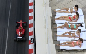 Девушки Гран-при Монако