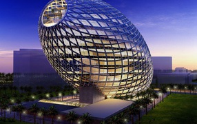 Ultramodern building-egg Cybertecture Egg in Mumbai, India