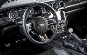 2021 Ford Mustang Mach 1 black leather interior