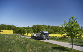 Scania Trucks Truck on Field Track