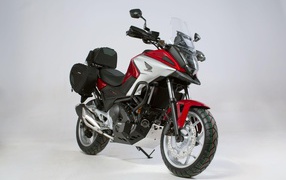 2021 Honda NC750X motorcycle on gray background