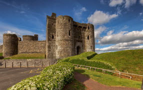 Kidwellly Castle, Wales. United Kingdom