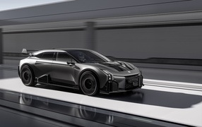 Черный автомобиль HiPhi A 2023 года