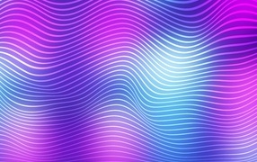 Тонкие неоновые волны текстура 