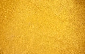 Wall painted with yellow paint background