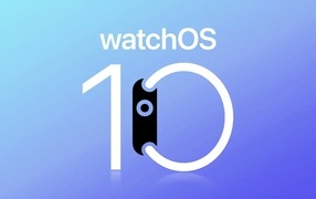 The logo of the new watchOS 10 gadget