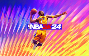 NBA 2K24 computer game poster