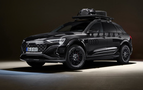 Презентация внедорожника Audi Q8 E-Tron Edition Dakar 2024 года