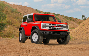 Red Jeep Ford Bronco Heritage Edition 2-Door