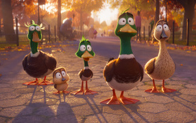 Ducks from the cartoon Migration