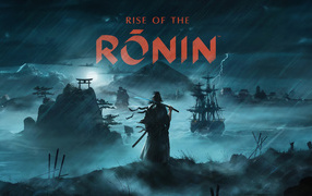 Poster for the computer game Rise of the Ronin