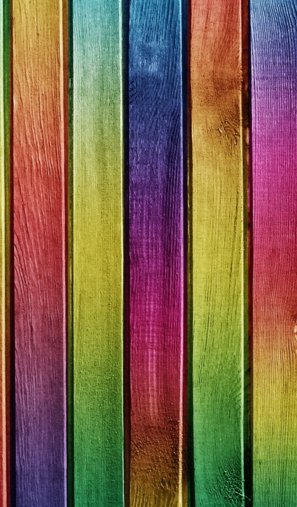 Colorful fence