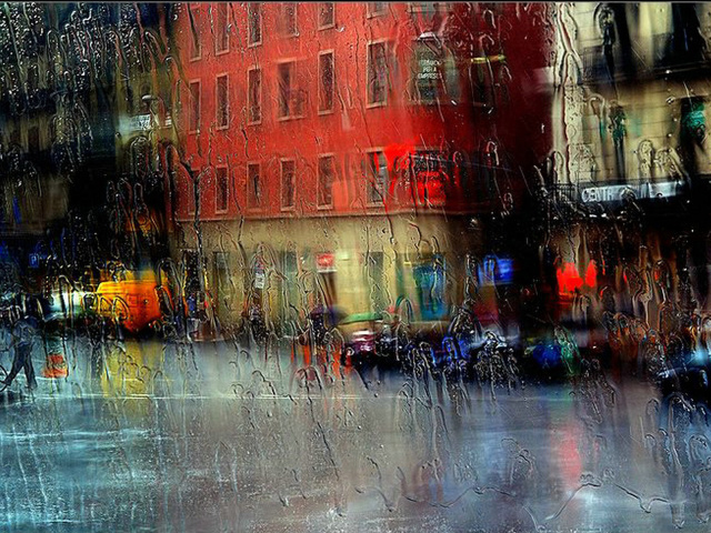 Rain in city wallpapers and images - wallpapers, pictures, photos