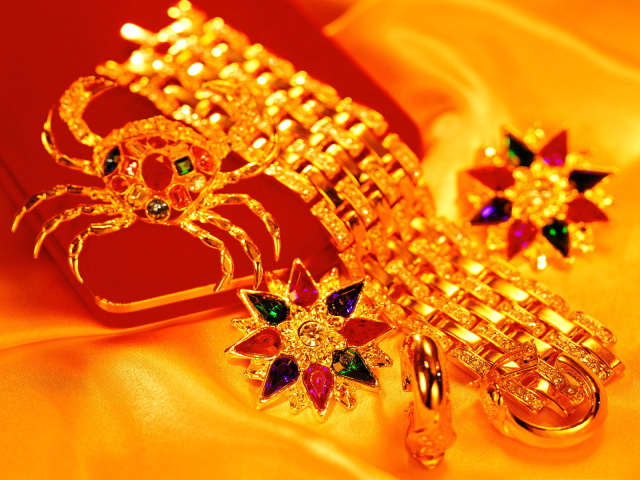 Gold jewelry wallpapers and images - wallpapers, pictures, photos