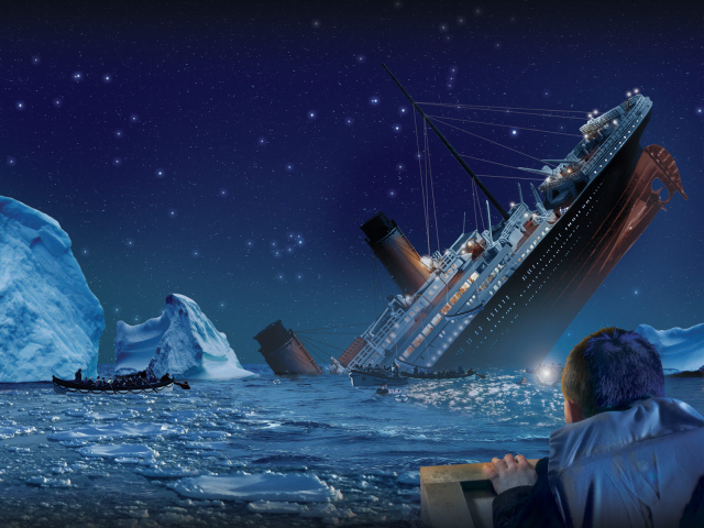 Тонущий Титаник