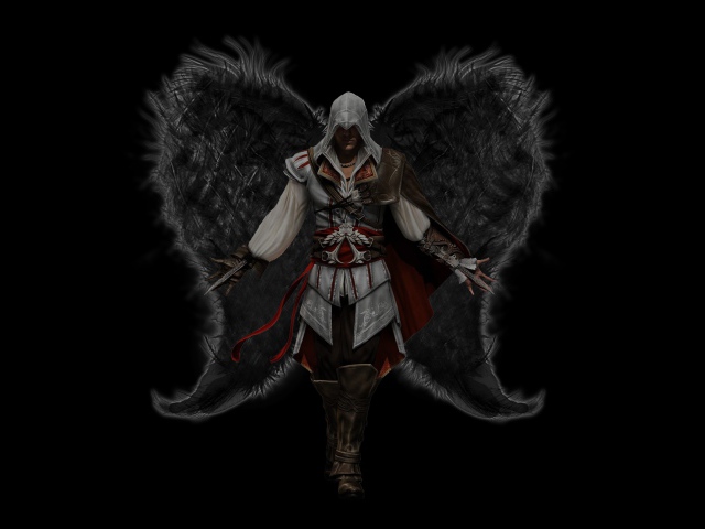 Angel With Black Wings The Game Assassins Creed Wallpapers And Images Wallpapers Pictures 4550